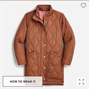 J. Crew Quilted Coat